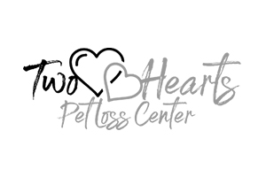 two hearts pet loss center logo