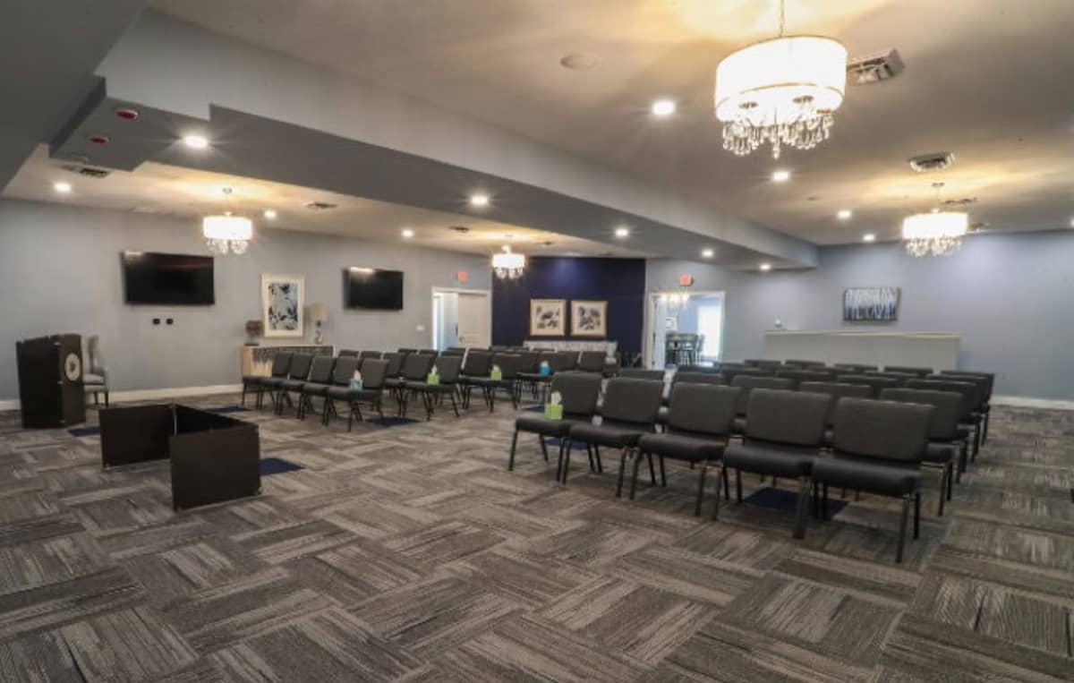 Seating for a memorial or visitation