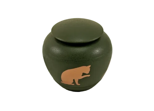Fern Silhouette Cat Urn