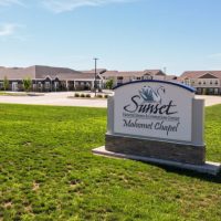 Sunset Funeral Home Mahomet Illinois Sign Building 800
