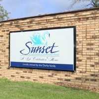 Sunset Funeral Home Danville, IL Sign